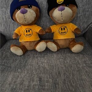 (2) - Drew Theodore bears with Beanie’s included Brand New in bags. (BUNDLE)